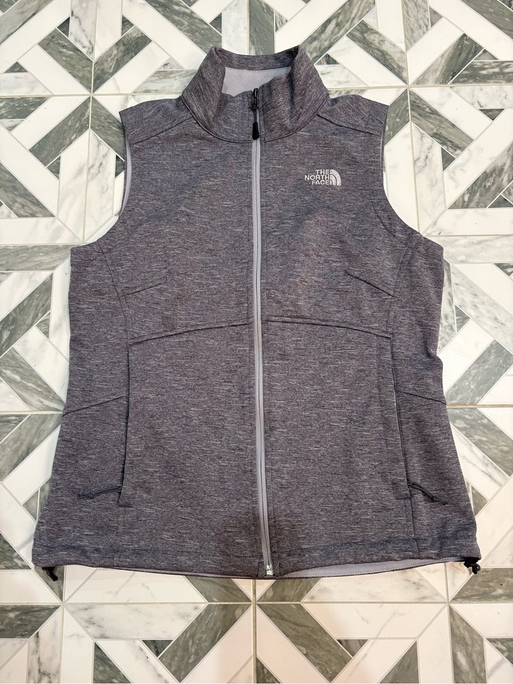 The North Face Women's Vest Size M Light Purple Full Zip Pockets